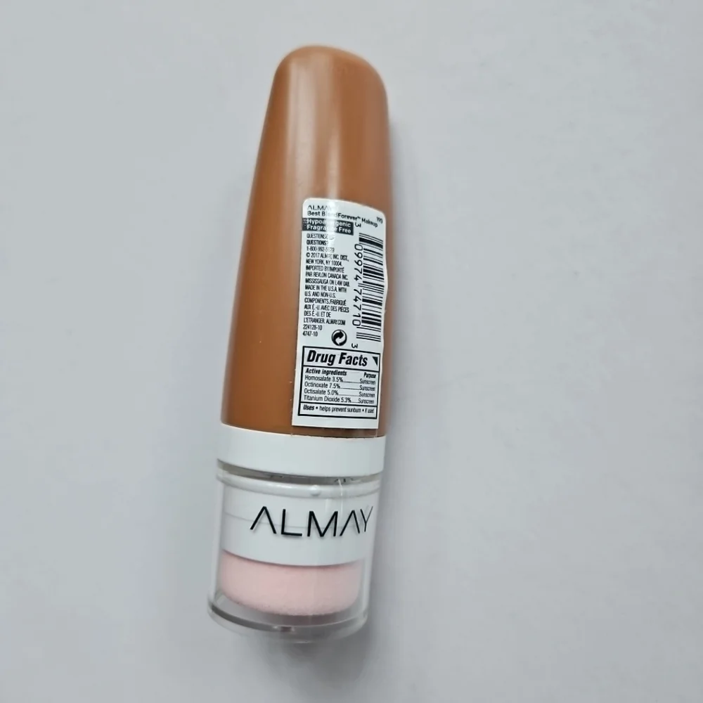 Almay Best Blend Forever‎ Makeup Foundation SPF40 Hypoallergenic 190 Caramel 1oz